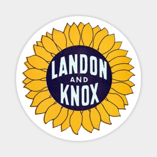 1936 Landon, Knox Presidential Campaign Magnet